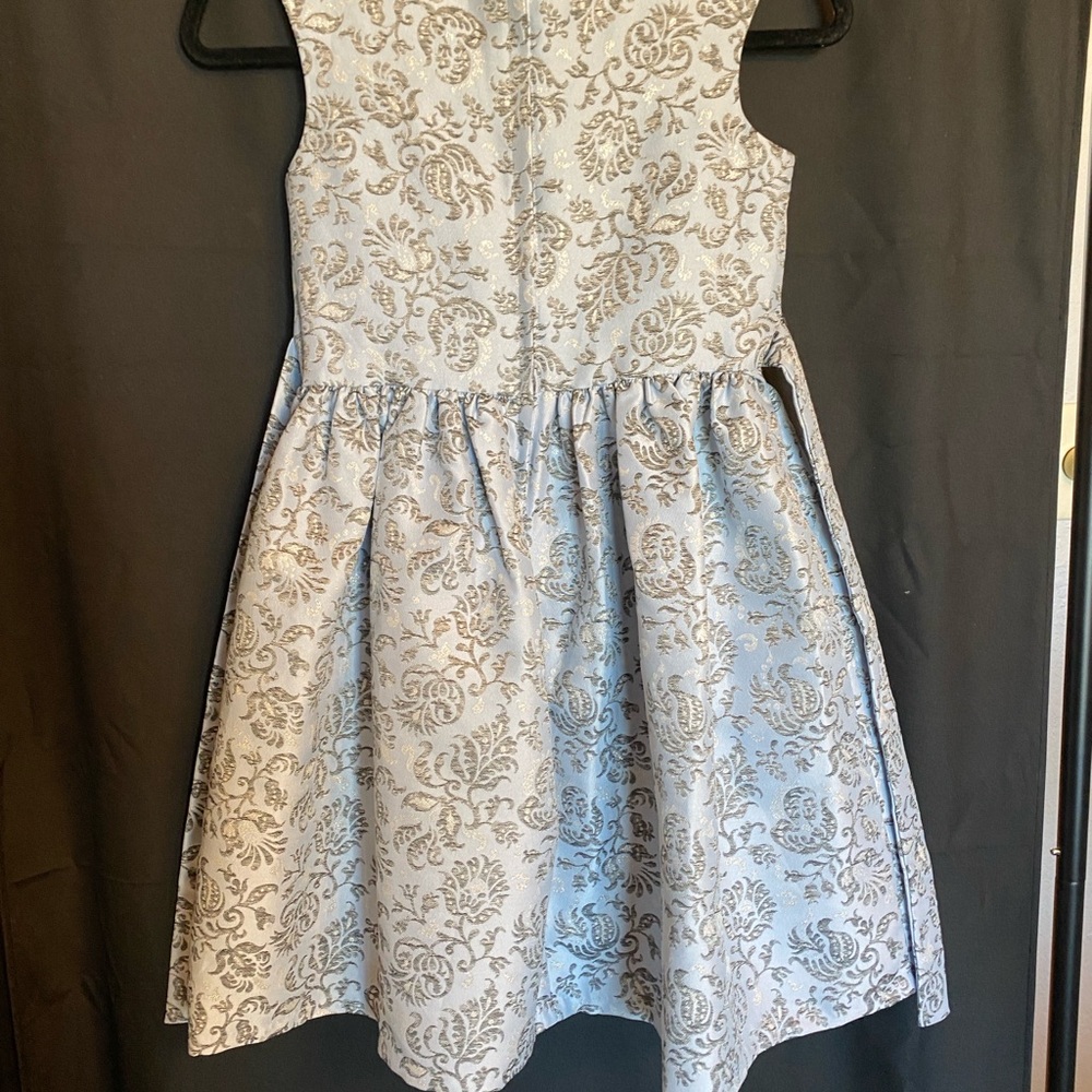 Bonnie Jean Blue and Silver Girl’s Dress - Picture 2 of 8